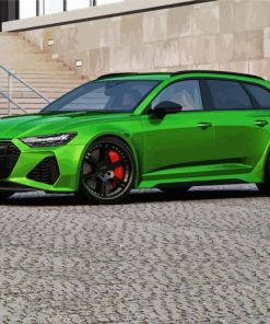 Green Audi Paint By Numbers