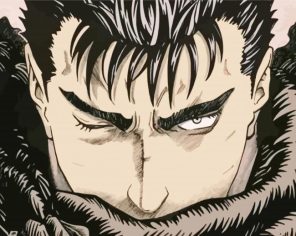 Guts Manga Paint By Numbers