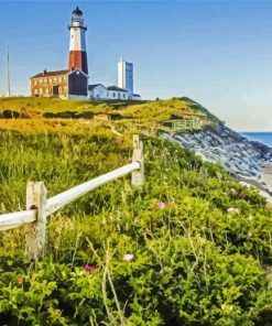 Hamptons Lighthouse Paint By Numbers