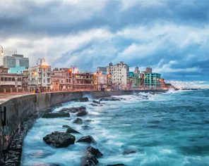 Malecon In Havana Paint By Numbers