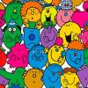 Mr Men Book Characters Paint By Numbers