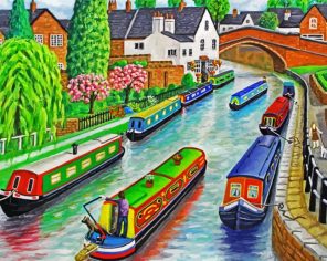 Narrow Boats Paint By Numbers