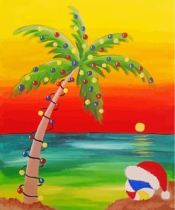 Palm Trees Art Paint By Numbers