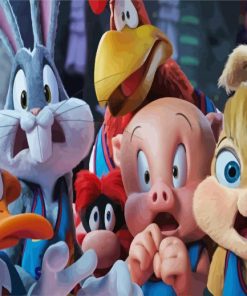 Space Jam Characters Paint By Numbers