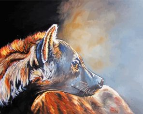 Animal Spotted Hyena Paint By Numbers