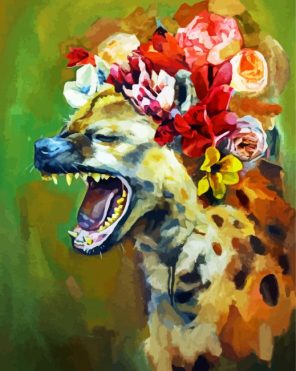 Artistic Hyena Animal Paint By Numbers