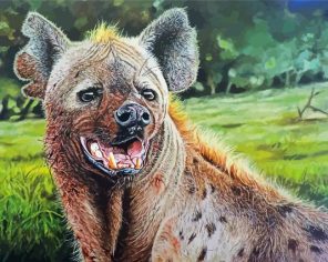 Spotted Hyena Paint By Numbers