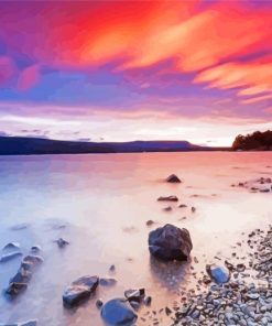 Colorful Tasmania Beach Paint By Numbers