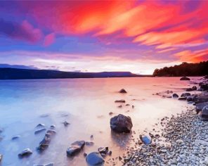 Colorful Tasmania Beach Paint By Numbers