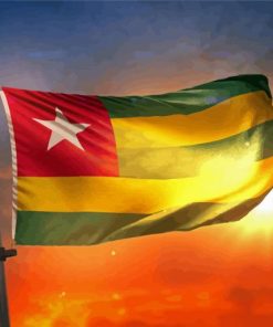 Togo Flag Paint By Numbers