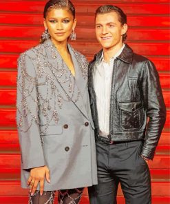 Tom And Zendaya Paint By Numbers