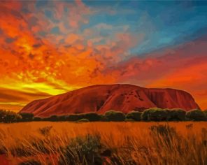 Artistic Uluru Paint By Numbers