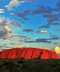 Uluru Mountain Paint By Numbers