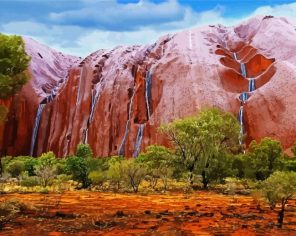 Uluru Cascade Paint By Numbers