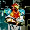 Vintage Metroid Paint By Numbers