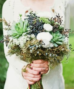 Bride Bouquet Paint By Numbers