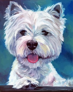 Artistic Terrier Puppy Paint By Numbers