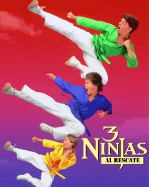 3 Ninjas Movie Paint By Numbers