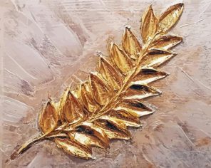 Golden Leaf paint by numbers