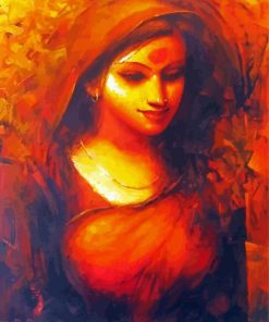 Indian Woman Paint by Numbers