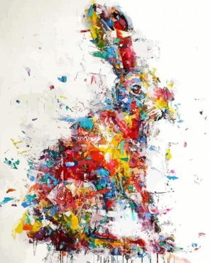 Abstrcat Rabbit Paint By Numbers