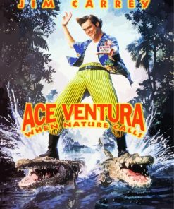 Ace Ventura Poster paint by numbers