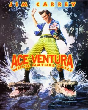 Ace Ventura Poster paint by numbers