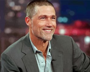 Actor Matthew Fox paint by numbers