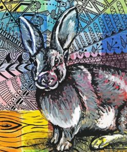 Aesthetic Mystical Rabbit paint by numbers