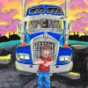 Artistic Truck Driver Paint By Numbers