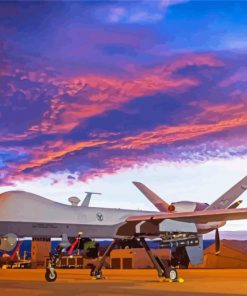 Air Force Drones paint by numbers