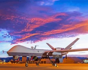 Air Force Drones paint by numbers