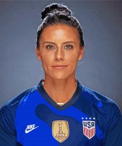 Ali Krieger Footballer paint by numbers