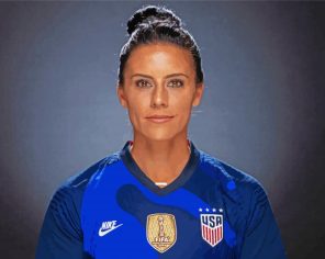 Ali Krieger Footballer paint by numbers