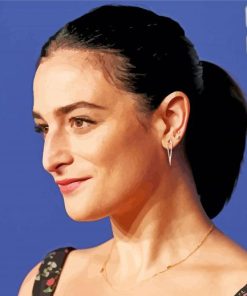 Actress Jenny Slate paint by numbers