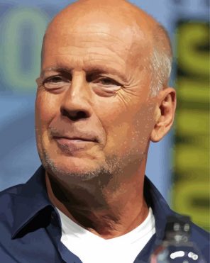 Walter Bruce Willis Paint By Numbers