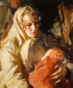 Anders Zorn paint by numbers