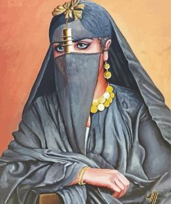 Arab Woman paint by numbers