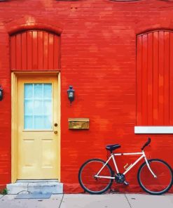 Bicycle Door Paint By Numbers