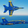 Blue Angels Airplanes paint by numbers