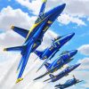 Blue Angels Paint By Numbers