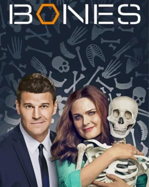 Bones Poster Paint By Numbers