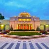 Cardston Temple Paint by Numbers