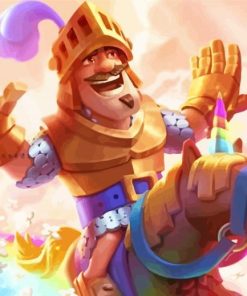 Clash Royale Game paint by numbers