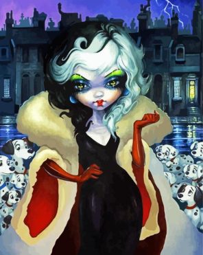 Cruella By Jasmine Paint by Numbers