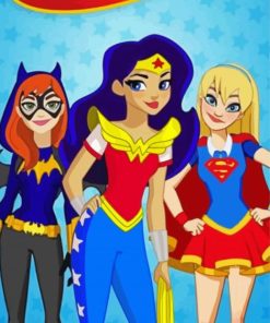 Dc Super Hero Girls Paint By Numbers