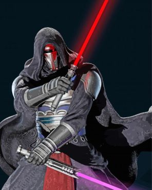 Darth Revan paint by numbers