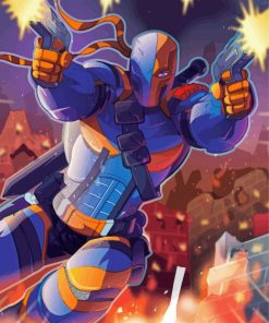 Deathstroke Dc Paint by Numbers