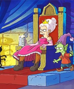 Disenchantment Queen Dagmar paint by numbers