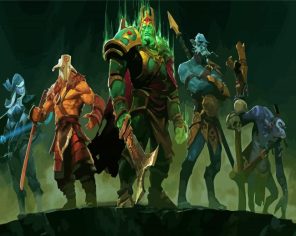 Dota Game Paint By Numbers